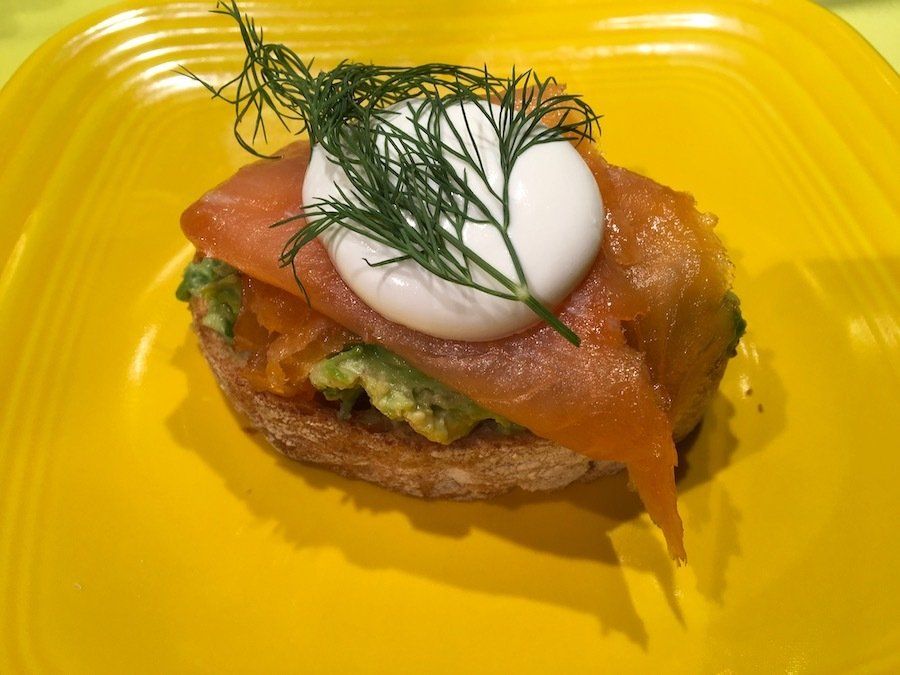 Smoked Salmon and Dill Toast
